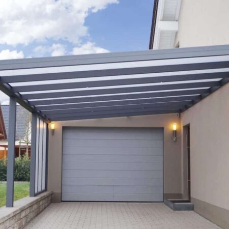 Pultdachcarport – Kundenbilder